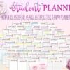 Student Planner Printable School Digital Download Lessons Student Teaching Planner Nurse Nursing Medical Elementary Middle High School