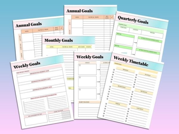 College Planning Checklist Printable Planner College Visit Student Digital Download Lessons Courses Application Graduation Physical Academic - Image 7