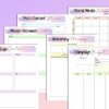 Content Marketing Planner Social Media Marketing Printable Business Instagram Facebook YouTube Posts Campaigns Funnels Digital Download - Image 5