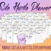 Side Hustle Freelance Business Planner Printable Solopreneur Budget Goals Digital Download Work from Home Small Business Classic Happy