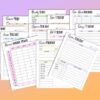 Side Hustle Freelance Business Planner Printable Solopreneur Budget Goals Digital Download Work from Home Small Business Classic Happy - Image 7