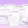 Meal Planner Printable Food Inventory Monthly Weekly Digital Menu Recipe Grocery Book Planner Breakfast Lunch Dinner Kitchen Refrigerator - Image 6