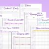 Meal Planner Printable Food Inventory Monthly Weekly Digital Menu Recipe Grocery Book Planner Breakfast Lunch Dinner Kitchen Refrigerator - Image 5