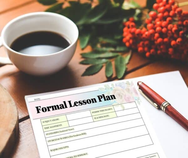 Teacher Lessons Plan Planner Daily Lesson Plan School Printable Academic Digital Download Student Teaching Planner Classic Happy PDF Insert - Image 2
