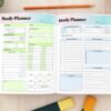 Study Planner Assignment Academic College Homework Printable Student Digital Download Lessons Courses Studies Exam Prep High School - Image 2