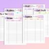 Content Marketing Planner Social Media Marketing Printable Business Instagram Facebook YouTube Posts Campaigns Funnels Digital Download - Image 6