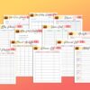 Youtube Planner Social Media Video Vlog Tracker Printable Business Planner Digital Download Marketing Planner Classic Happy PDF Inserts - Image 4