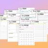 Side Hustle Freelance Business Planner Printable Solopreneur Budget Goals Digital Download Work from Home Small Business Classic Happy - Image 3