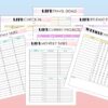 Life Balance Planner Self Care Self Improvement Journal Personal Development Goal Setting Printable Digital Download Binder Classic Happy PD - Image 2