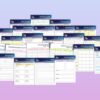 Creative Podcast Planner Social Media Podcast Content Episodes Tracker Goal Launch Interviews Printable Business Digital Download Marketing - Image 3