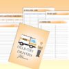 Delivery Driver Bus Truck Planner Mailman Delivery Person UPS Fedex USPS Amazon Food Grocery Printable Solopreneur Digital Download - Image 5