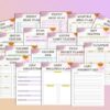 75 Soft, Hard Medium and Easy Challenge Tracker Bundle TikTok Weight Loss Journal Lifestyle Planner Workout Fitness Printable Digital Self - Image 4
