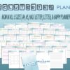 Declutter Planner Decluttering Printable Home Organizing Cleaning Checklist Household Home Management Classic Happy PDF Inserts A4 A5 Letter