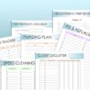 Declutter Planner Decluttering Printable Home Organizing Cleaning Checklist Household Home Management Classic Happy PDF Inserts A4 A5 Letter - Image 3