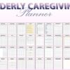 CareGiver Planner Elderly Caregiving Planner Elder Care Home Care Senior Care Home Health Care Digital Download Classic Happy PDF Inserts - Image 7