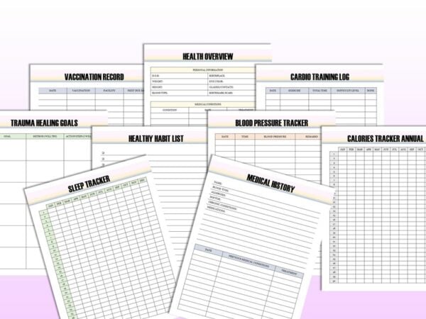 CareGiver Planner Elderly Caregiving Planner Elder Care Home Care Senior Care Home Health Care Digital Download Classic Happy PDF Inserts - Image 6
