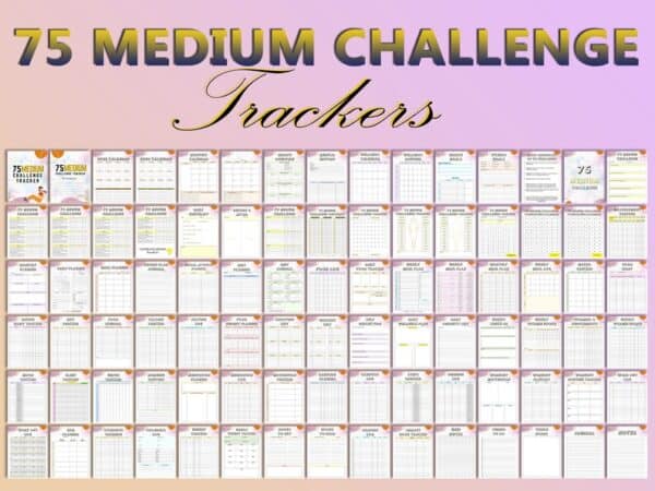 75 Medium Challenge Tracker for Weight Loss - Image 5