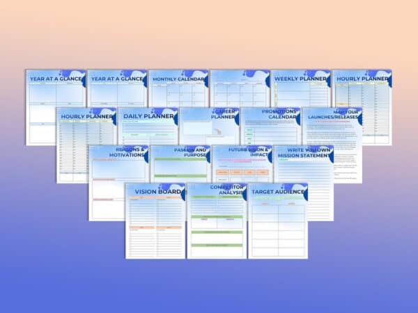 Online Course Creation Planner Printable Course Creator Workbook Online Coaching Digital Product Download Course Promotion Home Business - Image 5