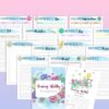 Sewing Planner Journal Notebook Organizer Fashion Design Seamstress Fabric Craft Patterns Journal Project Hobby Printable Classic Happy - Image 6
