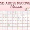 PTSD Abuse Recovery Planner Trauma Processing Journal Trigger SelfCare Depression Printable Mental Health Digital Download Breakdown Emotion - Image 7