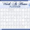Work from Home Planner Printable Daily Work Planner Home Business Tracker Digital Download Classic Happy PDF Inserts A4 A5 Letter Half - Image 6