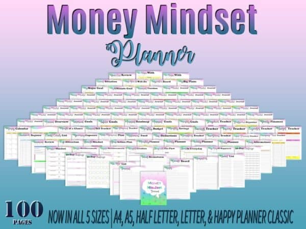 Financial Freedom Money Mindset Budget Money Story Manifestation Journal Abundance Prosperity Printable Law of Attraction Digital Download