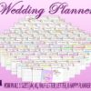 Wedding Planner Printable Wedding Organizer Digital Download Wedding Binder Kit Classic Happy PDF Inserts A4 A5 Letter Half