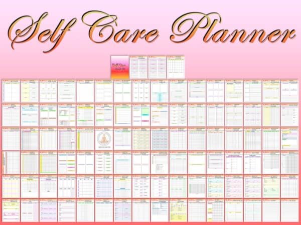 Self Care Journal Life Planner Printable Mental Health Digital Download Mindfulness Life Organizer Classic Happy PDF Inserts A4 A5 Letter - Image 5