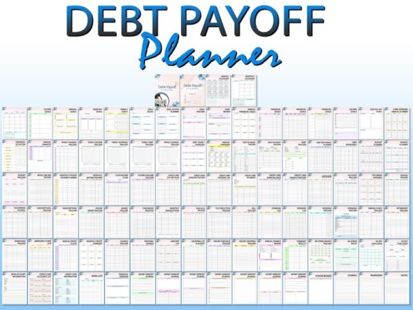 Debt Payoff Tracker Debt Free Planner Debt Snowball Credit Card Debt Student Printable Finance Digital Download Bill Save Money Dave Ramsey - Image 4