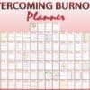 Overcoming Burnout Tracker processing Anxiety Journal Self Care Therapy Planner Printable Mental Health Digital Depression Social Counseling - Image 5
