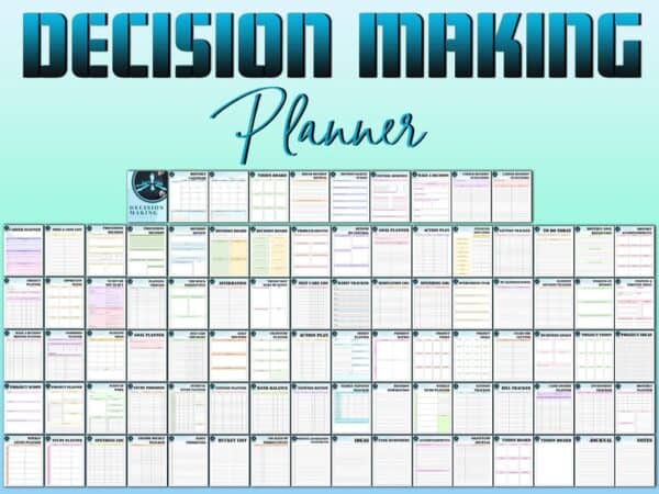 Decision Making Worksheet Decision Problem Solving Thought Processing Self Care Self Confidence Journal Printable Self Esteem Mental Health - Image 2