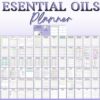 Essential Oils Planner Self Care Journal Printable Mental Health Digital Mindfulness Benefits Young Living Aromatherapy Anxiety Relax Recipe - Image 7