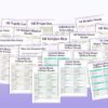 Essential Oils Planner Self Care Journal Printable Mental Health Digital Mindfulness Benefits Young Living Aromatherapy Anxiety Relax Recipe - Image 4