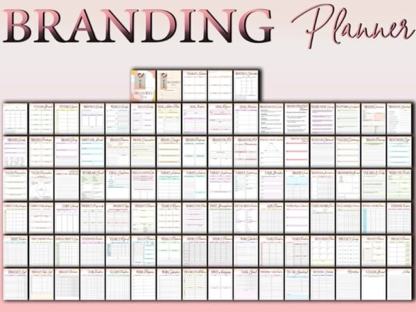 ULTIMATE Branding and Marketing Planner Sales Magnet Branding Strategy Home Business Workbook Printable Social Media Digital Download - Image 2