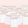 Shopify Store Business Planner Side Hustle Freelance Printable Solopreneur Budget Goals Ecommerce Work from Home Small Business Worksheet - Image 2