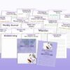 Essential Oils Planner Self Care Journal Printable Mental Health Digital Mindfulness Benefits Young Living Aromatherapy Anxiety Relax Recipe - Image 3
