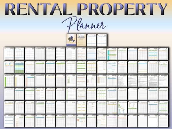 Rental Property Management Real Estate Investment Property Income Property Passive Income Small Business Planner Printable Digital WFH - Image 2