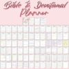 Faith Planner Bible Journal Printable Devotional Planner Bible Study Prayer Sermons Notes Scriptures Devotional Verses Digital Download - Image 6