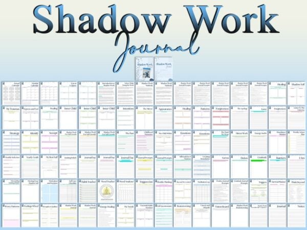 Shadow Work Journal Inner Child Mental Health Wellness Self Care Improvement Journal Life Planner Printable Digital Download Mindfulness - Image 7