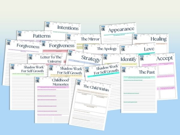 Shadow Work Journal Inner Child Mental Health Wellness Self Care Improvement Journal Life Planner Printable Digital Download Mindfulness - Image 2