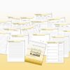 Homeschool Planner Printable Academic Digital Download Lessons Planner Student Teaching Planner Classic Happy PDF Insert A4 A5 Letter Half - Image 7
