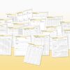 Homeschool Planner Printable Academic Digital Download Lessons Planner Student Teaching Planner Classic Happy PDF Insert A4 A5 Letter Half - Image 5