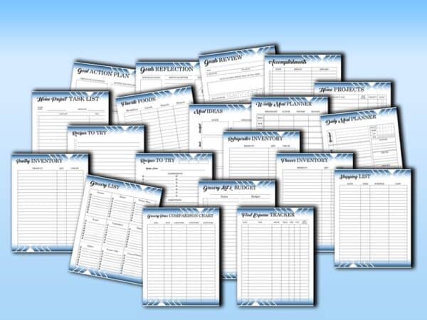 Home Management Planner UPDATED Printable Home Organizing Checklist Household Family Planner Classic Happy PDF Inserts A4 A5 Letter Half - Image 6