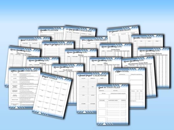 Home Management Planner UPDATED Printable Home Organizing Checklist Household Family Planner Classic Happy PDF Inserts A4 A5 Letter Half - Image 5
