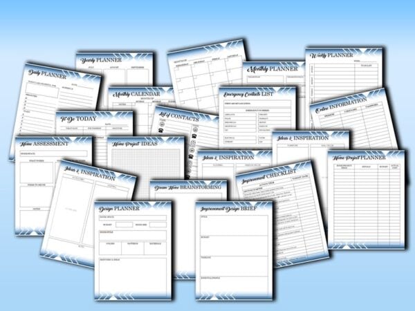 Home Management Planner UPDATED Printable Home Organizing Checklist Household Family Planner Classic Happy PDF Inserts A4 A5 Letter Half - Image 3