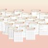 2024 Planner Annual Calendar Printable Digital Download Daily Weekly Monthly Planner Classic Happy PDF Inserts A4 A5 Letter Half - Image 4