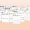 Yoga Planner Fitness Journal Wellness Health Workout Self Care Mindfulness Printable Workout Tracker Digital Download Passion Planner - Image 3