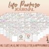 Life Purpose Planner Self Care Journal Live Life Purposefully Find Your Passion Life Binder Printable Digital Download
