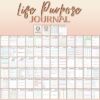 Life Purpose Planner Self Care Journal Live Life Purposefully Find Your Passion Life Binder Printable Digital Download - Image 2