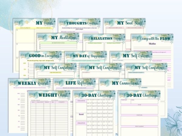 Success 2023 Planner Calendar Daily Goals Tracker Productivity Life Project Printable Digital Download Challenge Monthly Weekly Hourly - Image 4